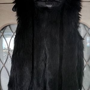 Faux fur fun vest